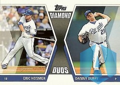 2011 Topps Diamond Duos Eric Hosmer Danny Duffy #DD-16
